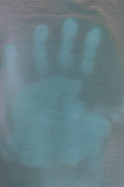 DG-CW Thermochromic Reflective Fabric - A multi-color, temperature-sensitive reflective fabric.  This special color-changing fabric is made of polyester and changes from purple to pink at a temperature of 28°C.  Width: 1.40m; Thickness: 0.15mm; Weight: 28 front view